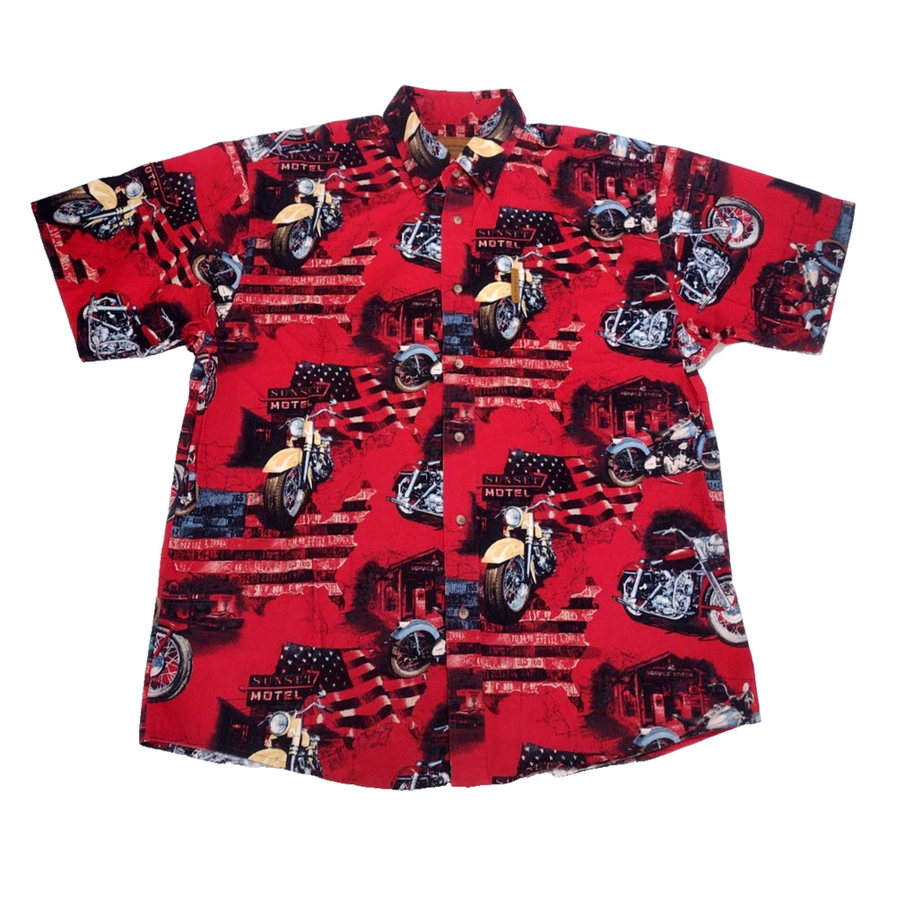 Vintage 90s Clearwater Outfitters Shirt Classic Design Length 30' Chest 24' Sz L